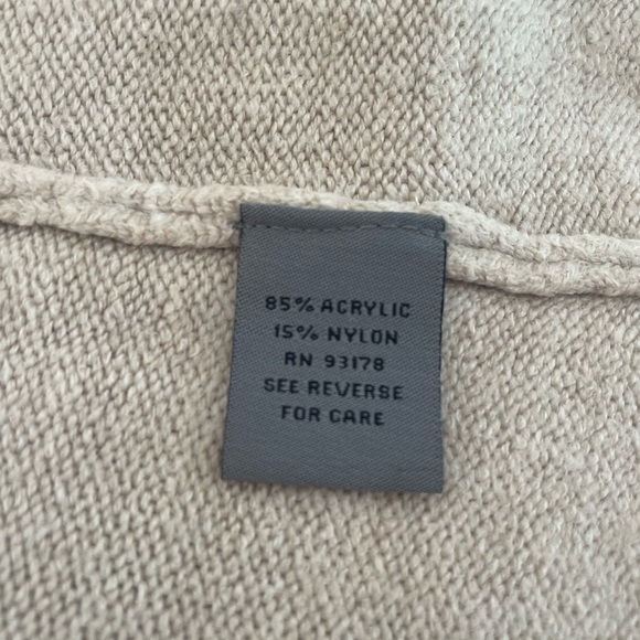 Premise White/Beige Button Up Sweater Size Small - Picture 5 of 6